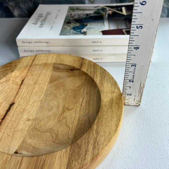 Solid Wood Charger Plate 9.5" - Picture 5 of 5